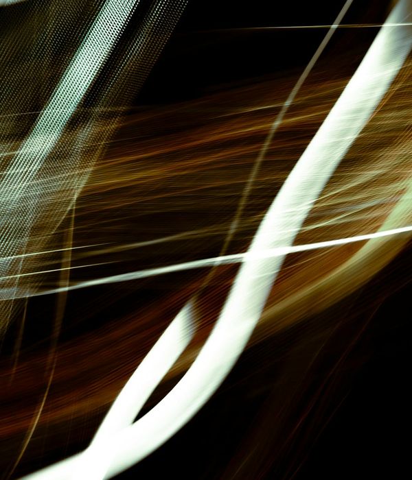 Abstract glowing lines representing energy and gentle movement flow